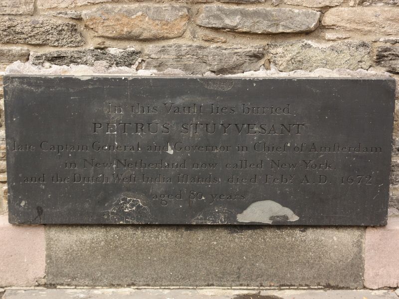 Vault of Peter Stuyvesant