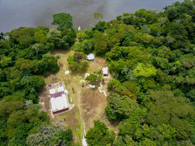 Drone photo Jodensavanne (photo Stephen Fokké)